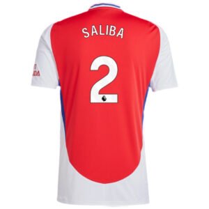 SALIBA #2 Arsenal Home Jersey 2024/25