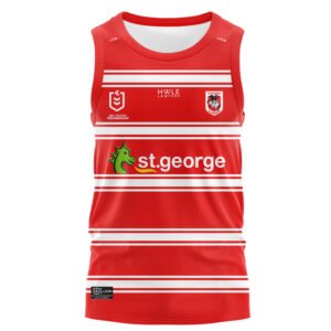 NRL St George Illawarra Dragons 2024 Away Singlet