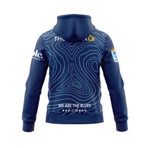 Auckland Blues Super Rugby 2025 Blue Training Hoodie