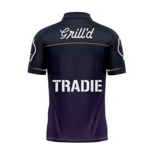 NRL Melbourne Storm 2025 Run Out Polo Shirt