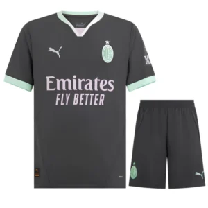 Kid's AC Milan Third Jersey+Shorts 2024/25