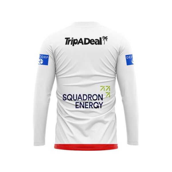 NRL St George Illawarra Dragons 2024 Long Sleeve Home Jersey - Image 2