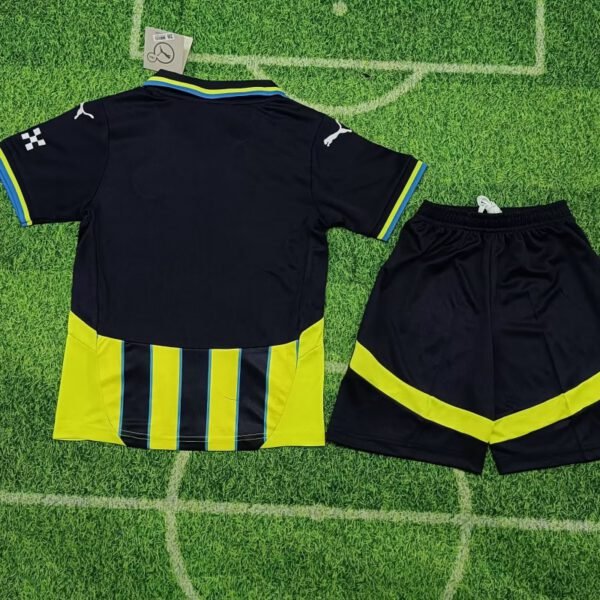 Kid's Manchester City Away Jersey+Shorts 2024/25 - Image 4