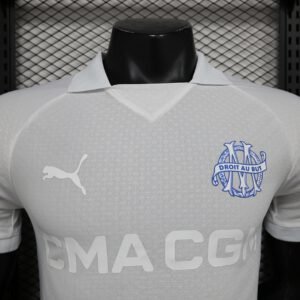 Player Version Olympique Marseille 125th Anniversary White Jersey 2024/25