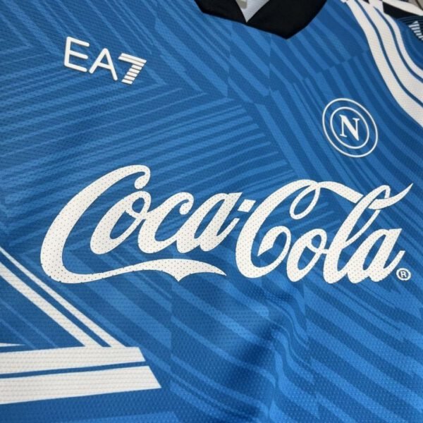 SSC Napoli Coca-Cola Pre-Match Jersey 2024/25 - Image 4