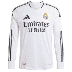 Player Version Real Madrid Home Long Sleeve Jersey 2024/25