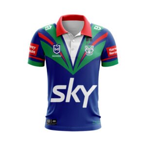 NRL New Zealand Warriors 2025 NRLW Home Polo Shirt