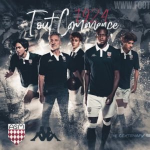 AS Monaco Centenary Jersey 2024/25