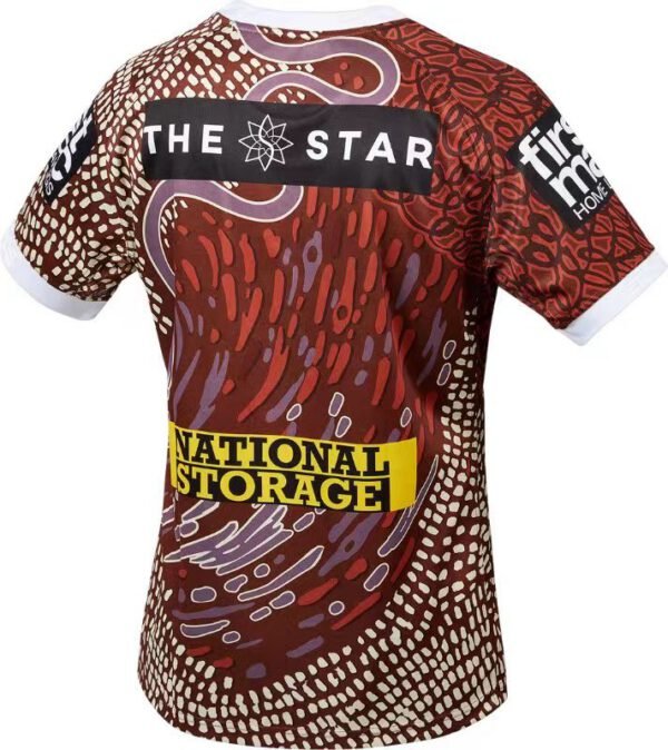 NRL Brisbane Broncos 2024 Indigenous Jersey - Image 2