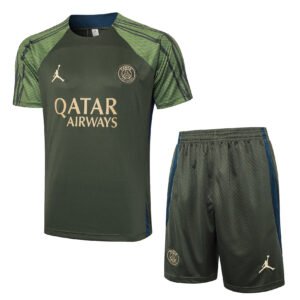 Paris Saint-Germain Short Sleeve Track Suit 2024/25 MEN536