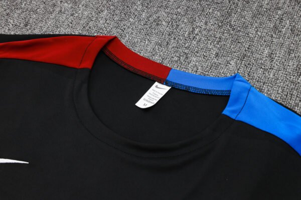 Barcelona Short Sleeve Track Suit 2024/25 MEN534 - Image 3