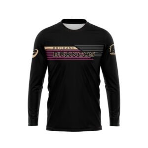 NRL Brisbane Broncos 2024 Travel Long Sleeve Jersey