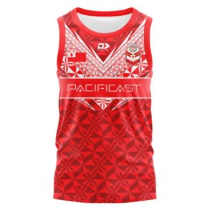 Tonga Rugby League 2024 Home Singlet
