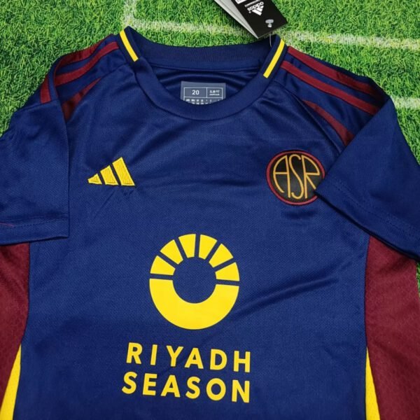 Kid's AS Roma Third Kit 2024/25 - Image 3
