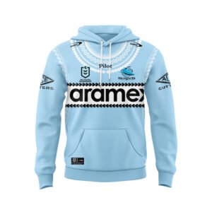 NRL Cronulla-Sutherland Sharks 2025 Pasifika Alternate Hoodie