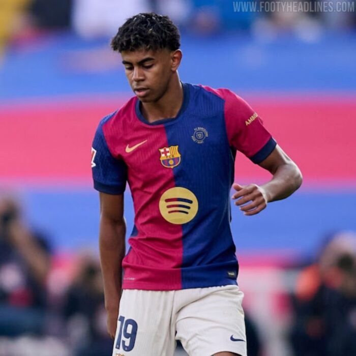 Barcelona 125th Anniversary Spotify Logo Without Text Home Jersey 2024/25 - Image 2