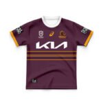 Kid's NRL Brisbane Broncos 2025 Home Jersey