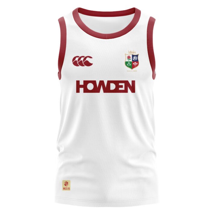 British & Irish Lions 2025 Training White Singlet - Image 1