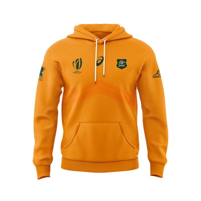 Australian Wallabies RWC 2023 Home Hoodie - Image 1