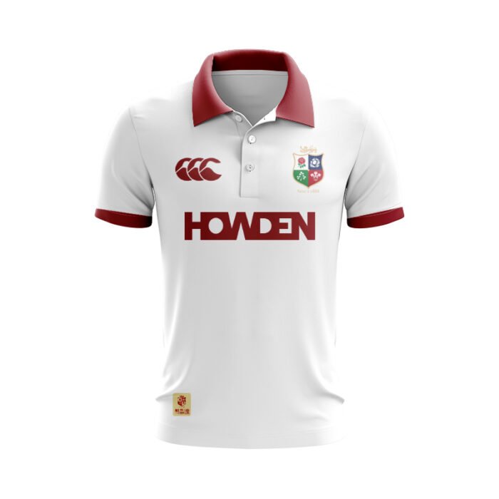 British & Irish Lions 2025 Training White Polo Shirt - Image 1