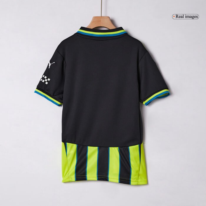 Kid's Manchester City Away Jersey+Shorts 2024/25 - Image 6
