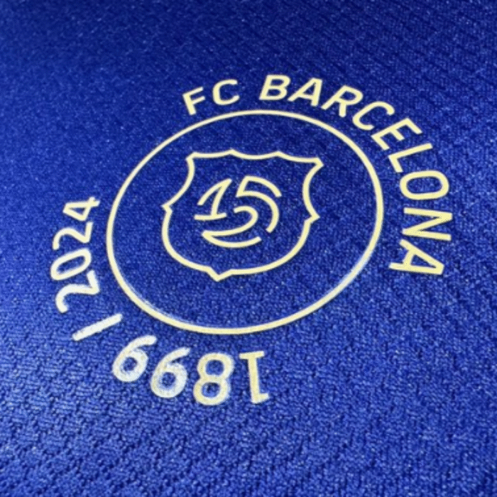 Barcelona 125th Anniversary Spotify Logo Without Text Home Jersey 2024/25 - Image 3
