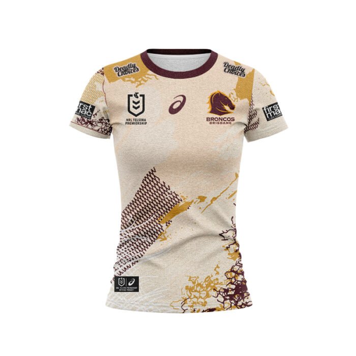 Women's NRL Brisbane Broncos 2025 Indigenous Jersey - Image 1